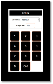 Screen showing E-Drill Login Page
